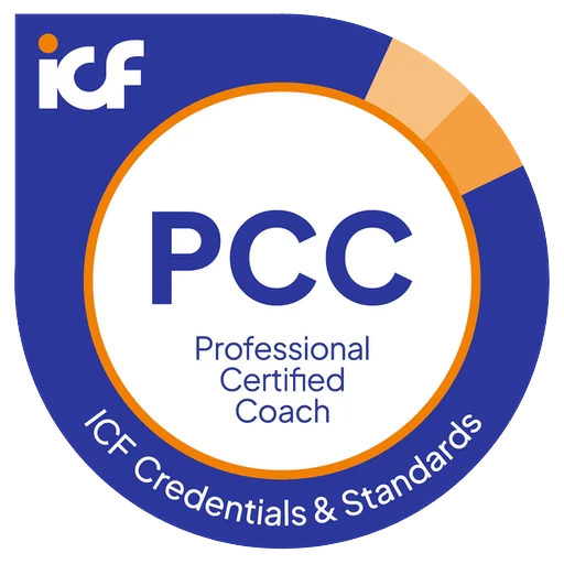 Professional Certified Coach (PCC) badge from International Coaching Federation